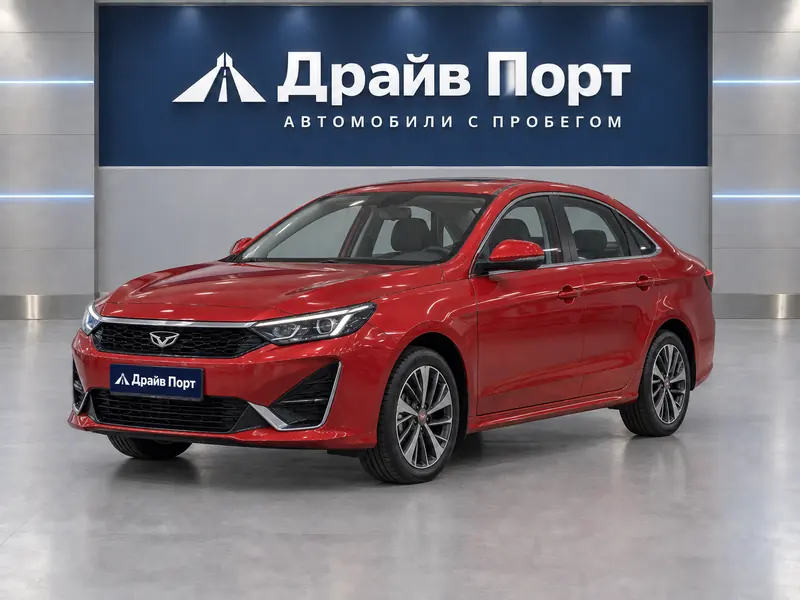 Kaiyi E5 2023 — с пробегом, седан, красный, вид спереди