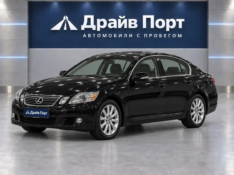 Lexus GS 350 2012 — с пробегом, седан, черный, вид спереди