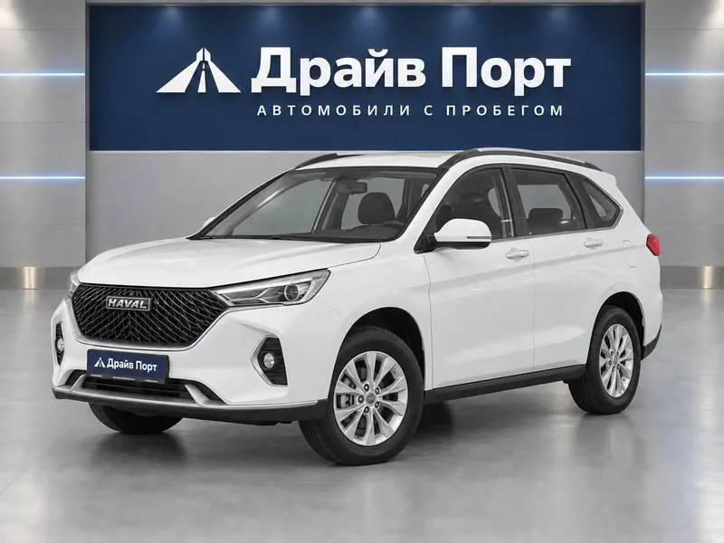 Haval M6 2023 — с пробегом, внедорожник, белый, вид спереди