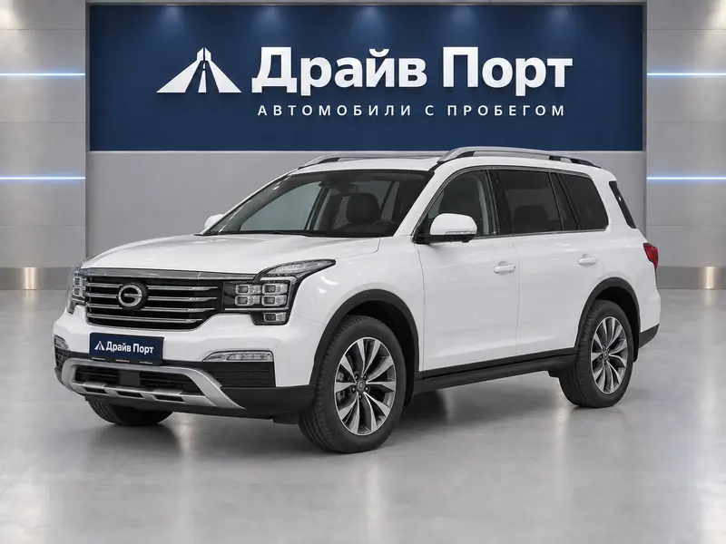 GAC GS8 2021 — с пробегом, внедорожник, белый, вид спереди
