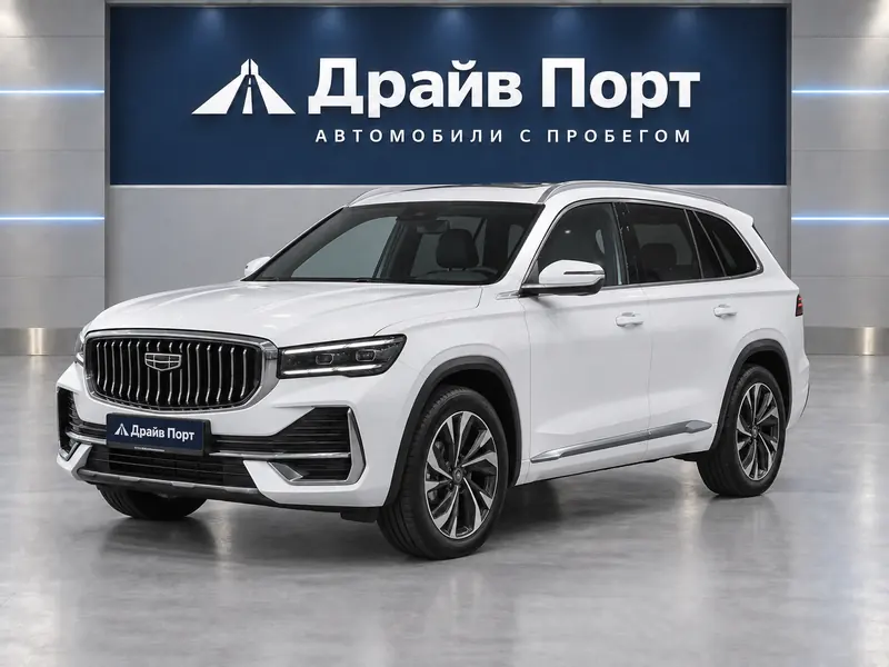 Geely Monjaro 2026 — новый, внедорожник, белый, вид спереди