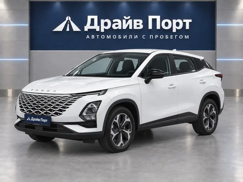 Omoda C5 2022 — с пробегом, внедорожник, белый, вид спереди