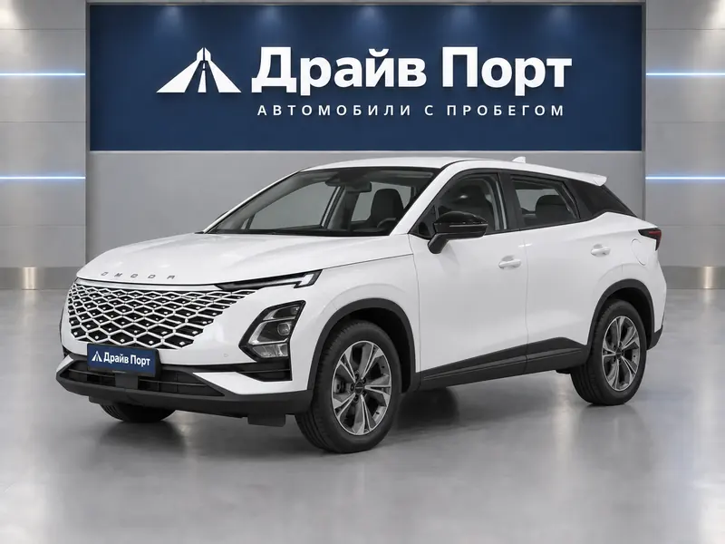 Omoda C5 2023 — с пробегом, внедорожник, белый, вид спереди