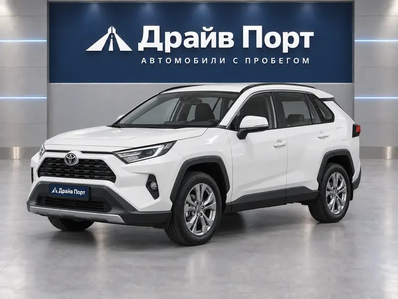 Toyota RAV4 2026 — новый, внедорожник, белый, вид спереди