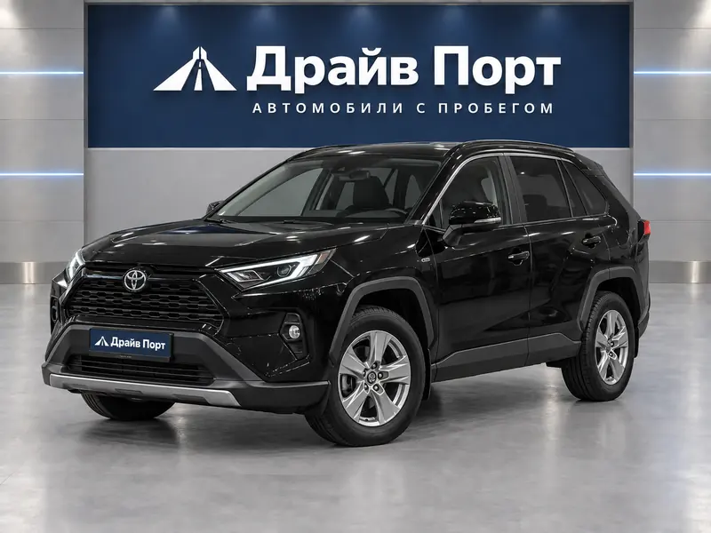 Toyota RAV4 2025 — с пробегом, внедорожник, черный, вид спереди