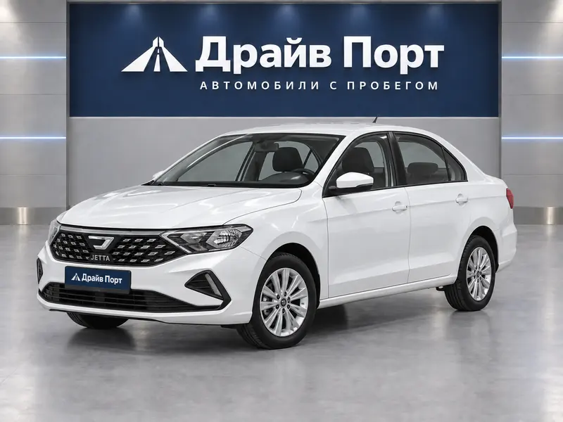 Jetta VA3 2023 — с пробегом, седан, белый, вид спереди