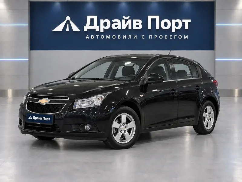 Chevrolet Cruze 2012 — с пробегом, хэтчбек, черный металлик, вид спереди