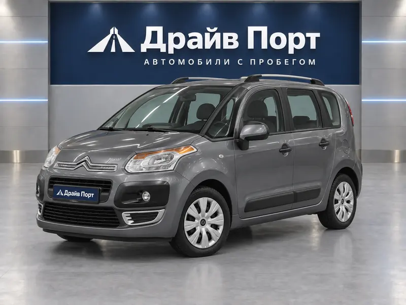 Citroen C3 Picasso 2012 — с пробегом, универсал, серый, вид спереди