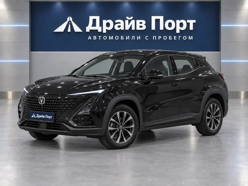 Changan Uni-T 2023 — с пробегом, внедорожник, черный, вид спереди