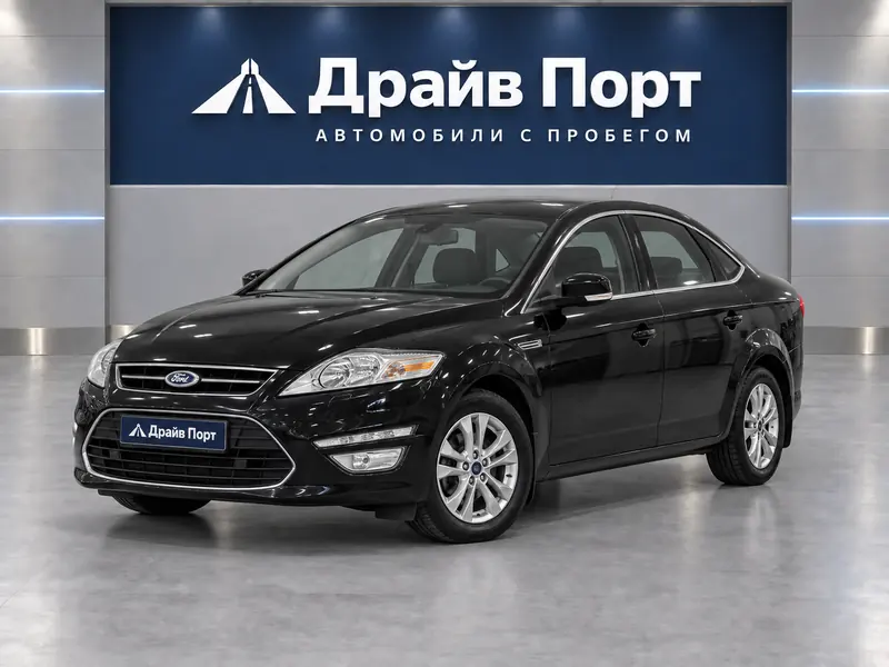 Ford Mondeo 2012 — с пробегом, седан, черный, вид спереди