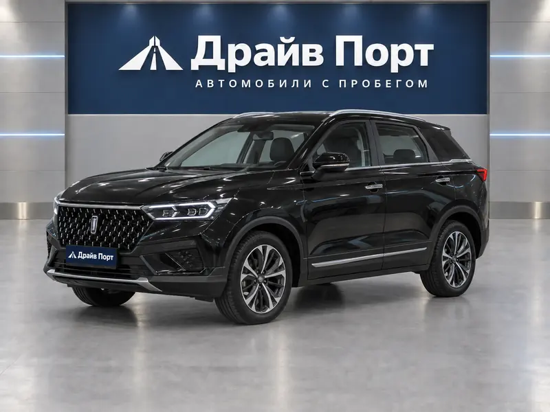 FAW Bestune T77 2023 — с пробегом, внедорожник, черный, вид спереди