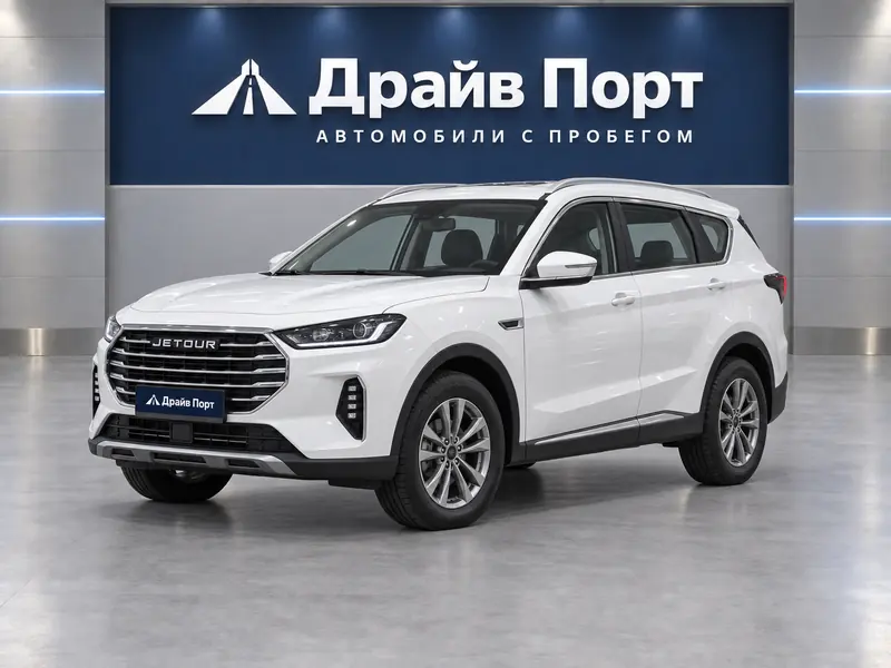 Jetour X70 Plus 2026 — новый, внедорожник, белый, вид спереди