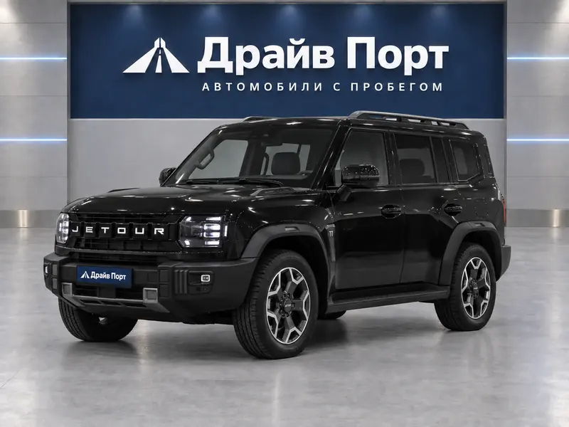 Jetour T2 2024 — с пробегом, внедорожник, черный, вид спереди