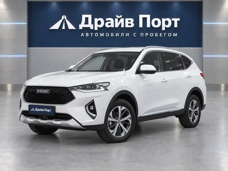 Haval F7 2022 — с пробегом, внедорожник, белый, вид спереди