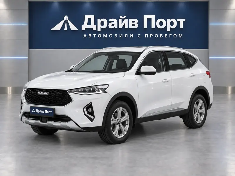 Haval F7 2019 — с пробегом, внедорожник, белый, вид спереди