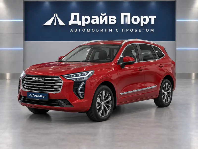 Haval Jolion 2023 — с пробегом, внедорожник, красный, вид спереди