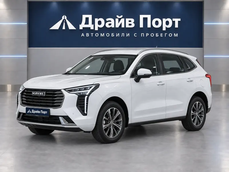 Haval Jolion 2024 — с пробегом, внедорожник, белый, вид спереди