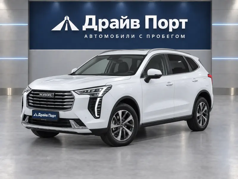 Haval Jolion 2024 — с пробегом, внедорожник, белый, вид спереди