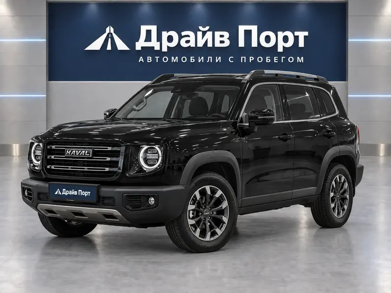 Haval Dargo 2023 — с пробегом, внедорожник, черный, вид спереди