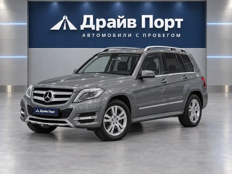 Mercedes-Benz GLK 250 4MATIC 2014 — с пробегом, универсал, серый, вид спереди