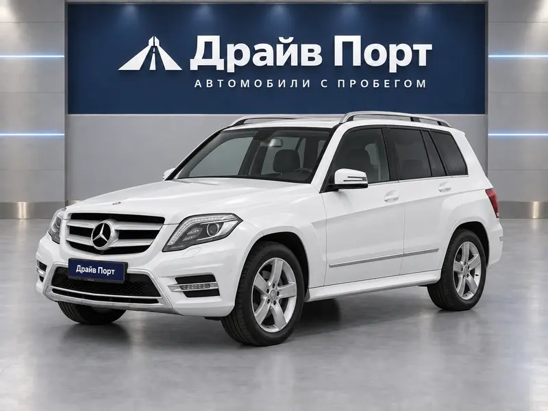 Mercedes-Benz GLK 220 CDI 4MATIC 2013 — с пробегом, универсал, белый, вид спереди