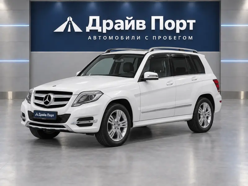 Mercedes-Benz GLK 220 CDI 4MATIC 2014 — с пробегом, универсал, белый, вид спереди