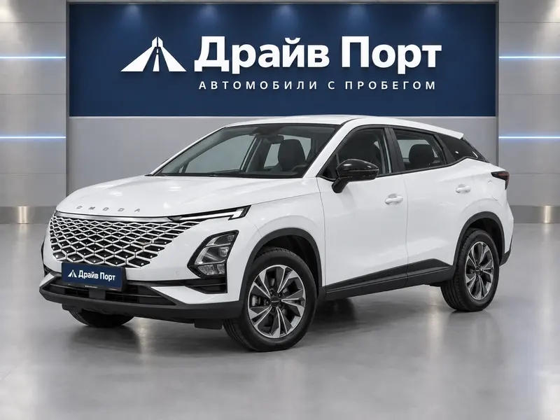 Omoda C5 2022 — с пробегом, внедорожник, белый, вид спереди