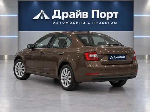 Skoda Octavia 2020, вид сзади