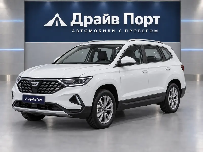 Jetta VS7 2023 — с пробегом, внедорожник, белый, вид спереди